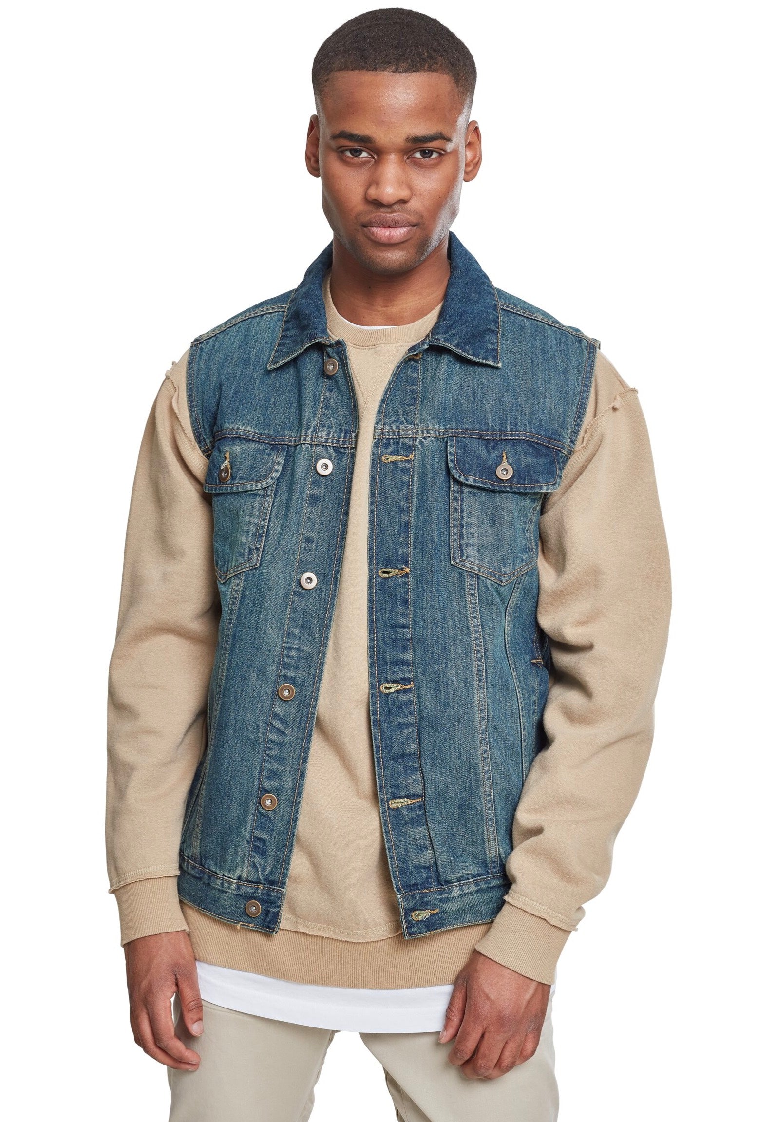 urban-classics-denim-lightblue-gilet-jean-bleu-clair image 8