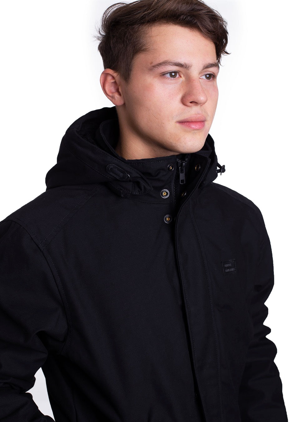 vintage-industries-hudson-black-veste-noire-hiver-homme image 3