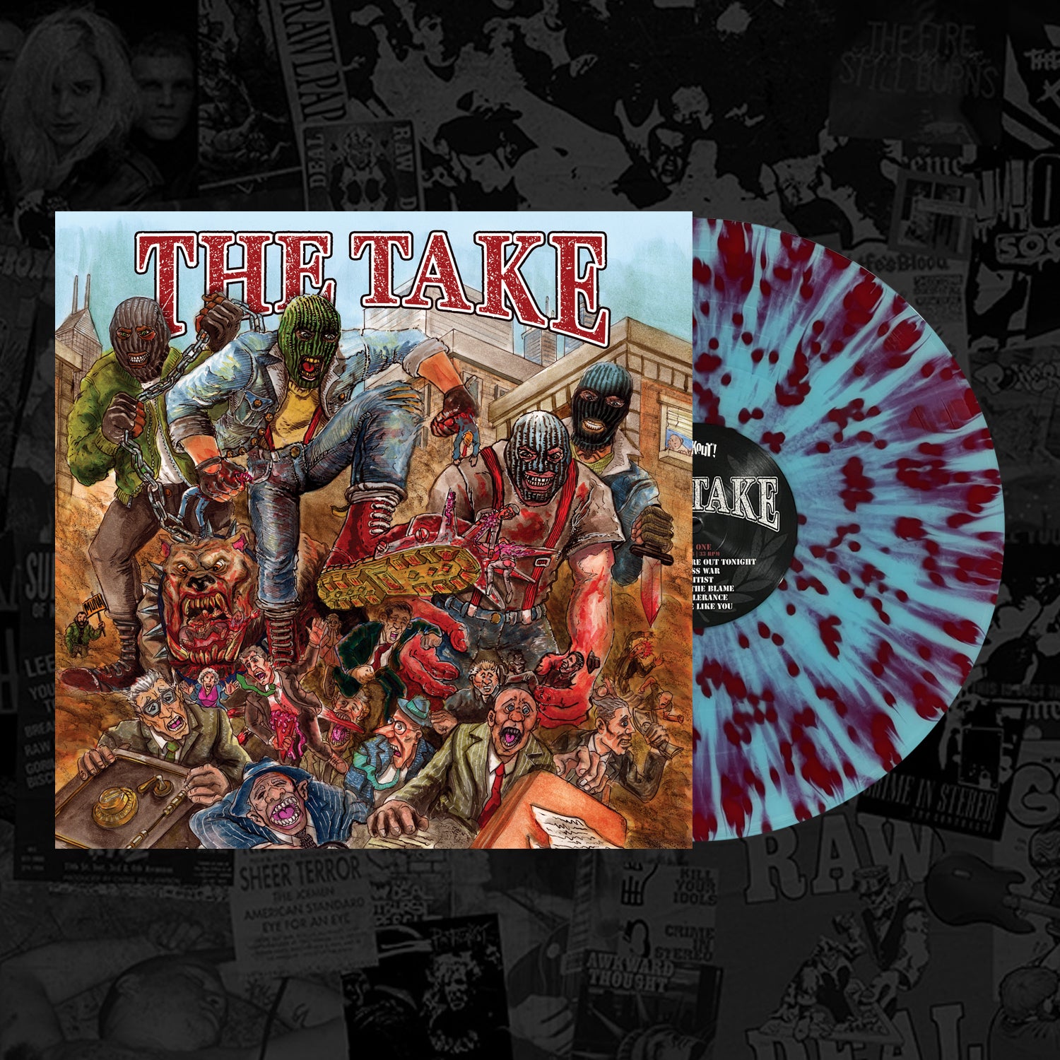 blackout-the-take-vinyle-lp-splatter-bleu-dition-limit-e image 2