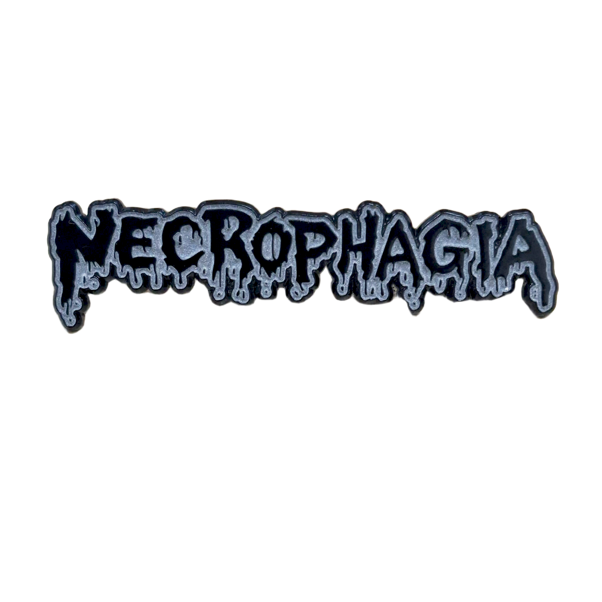 necrophagia-logo-pin-mail-m-tal-60x15mm image 4
