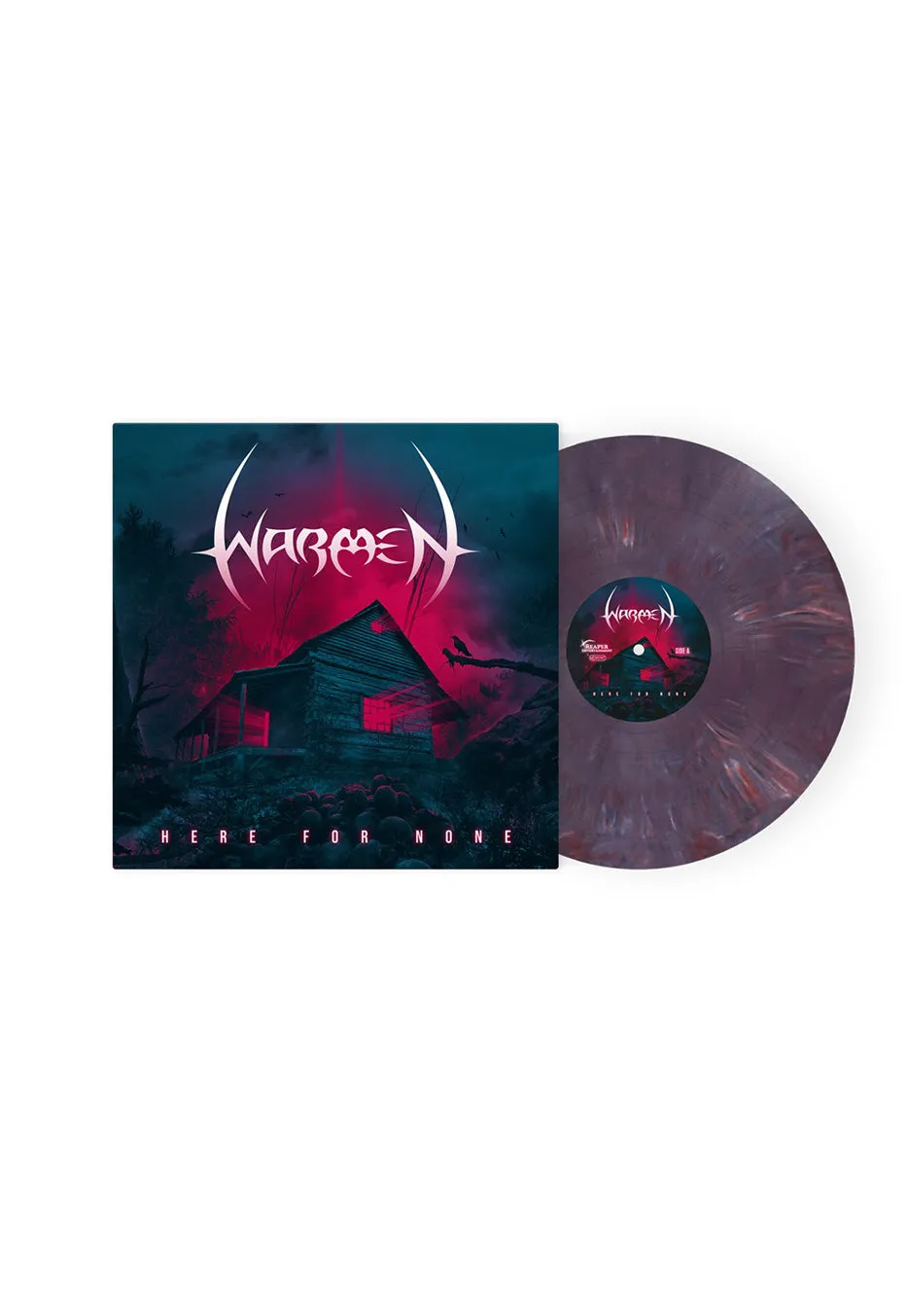 warmen-here-for-none-vinyle-marbr-rouge-bleu-blanc-death-metal image 1