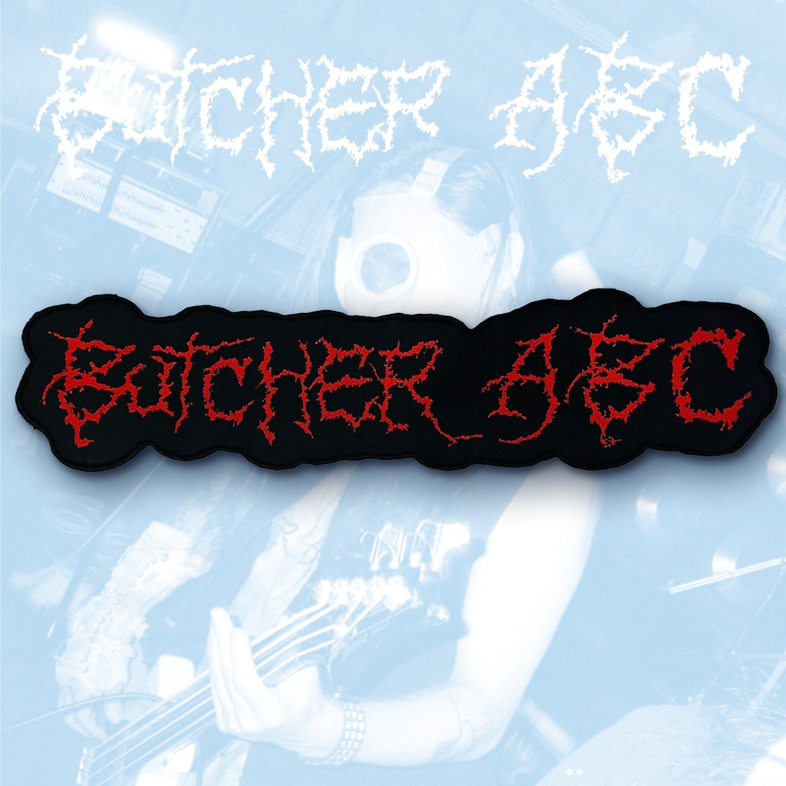 butcher-abc-logo-patch-tiss-oversize-bordure-noire image 2