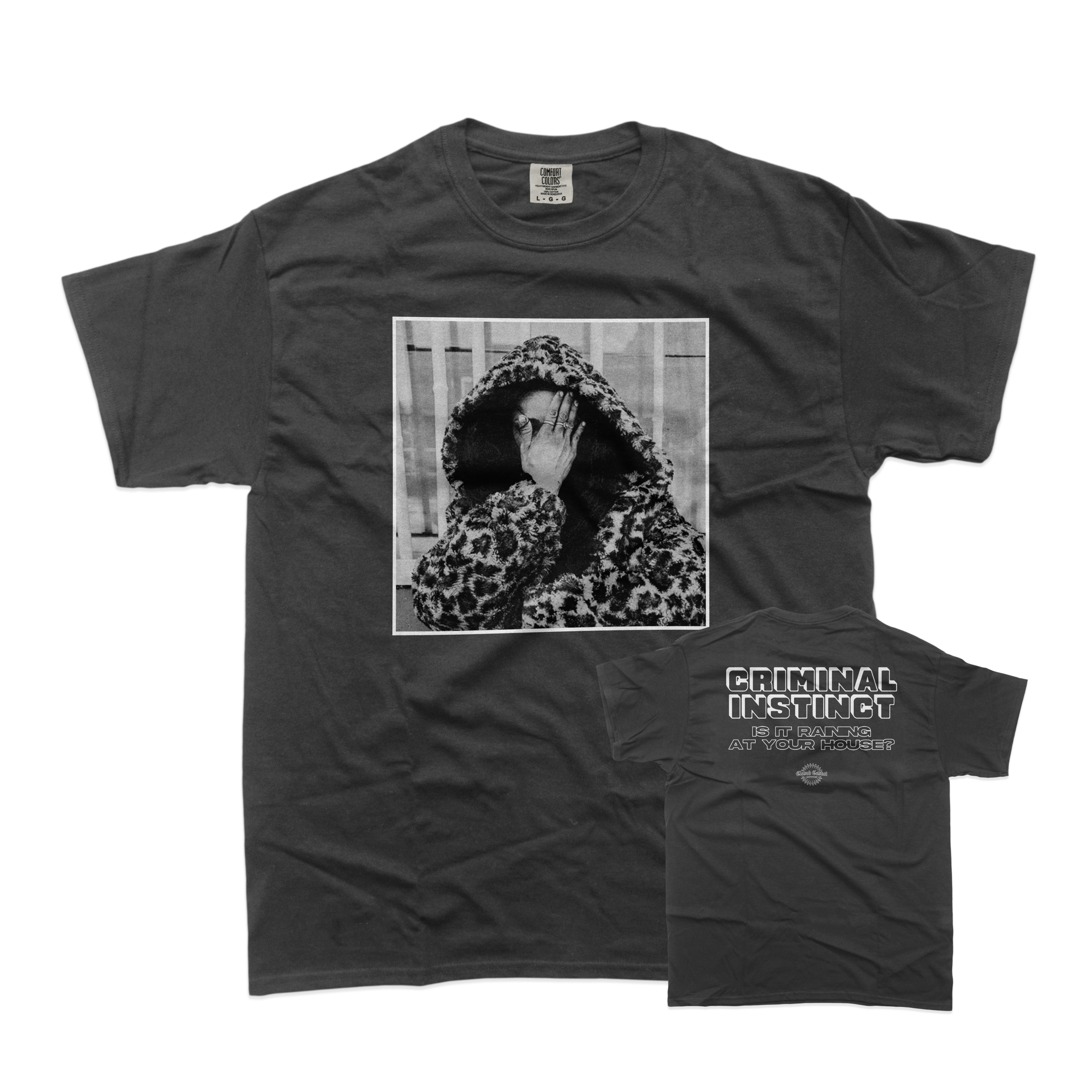 closed-casket-activities-criminal-instinct-is-it-raining-t-shirt-pepper image 1