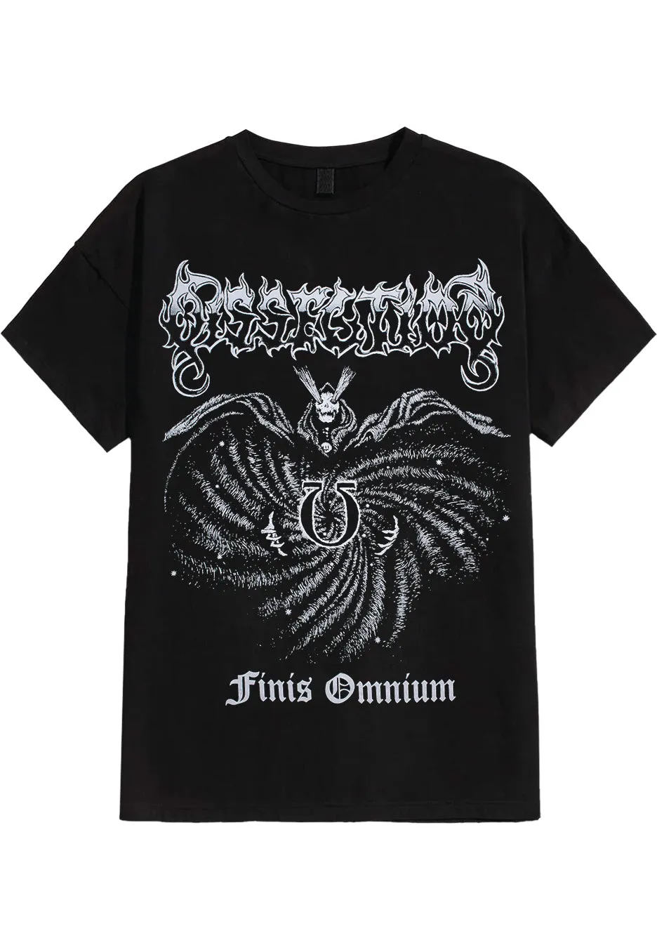 dissection-finis-omnium-t-shirt-noir-homme image 1