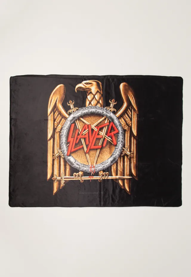 slayer-golden-eagle-plaid-polaire-multicolore-thrash-metal image 1