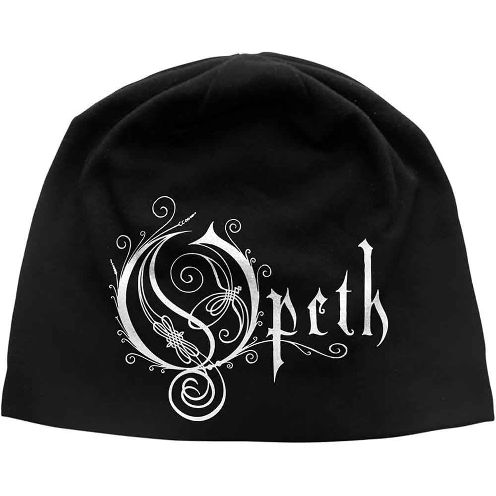 opeth-logo-bonnet-noir-prog-metal-hiver image 1