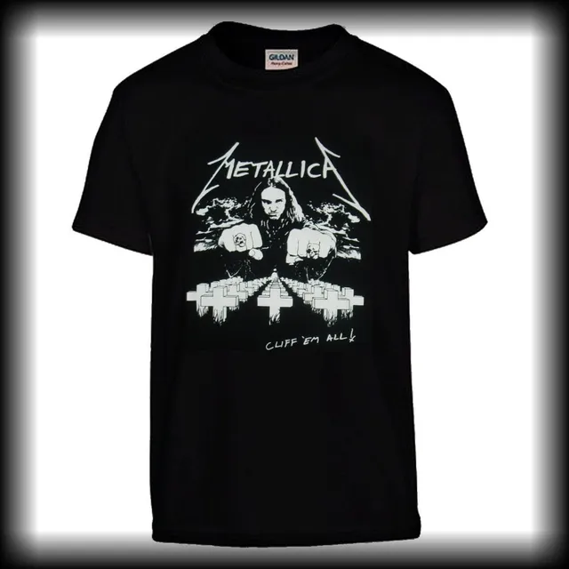 metallica-cliff-em-all-t-shirt-taille-m-coton-gildan image 1
