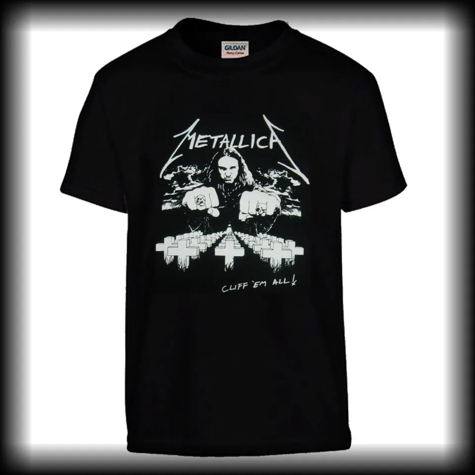 metallica-cliff-em-all-t-shirt-taille-m-coton-gildan image 1