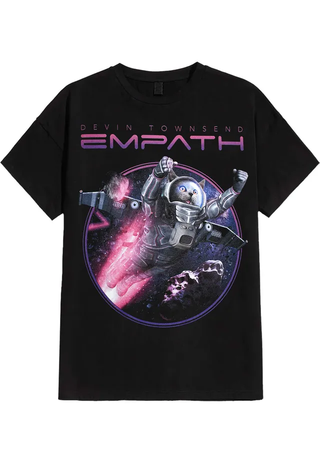 devin-townsend-cats-in-space-t-shirt-metal-noir-l image 1