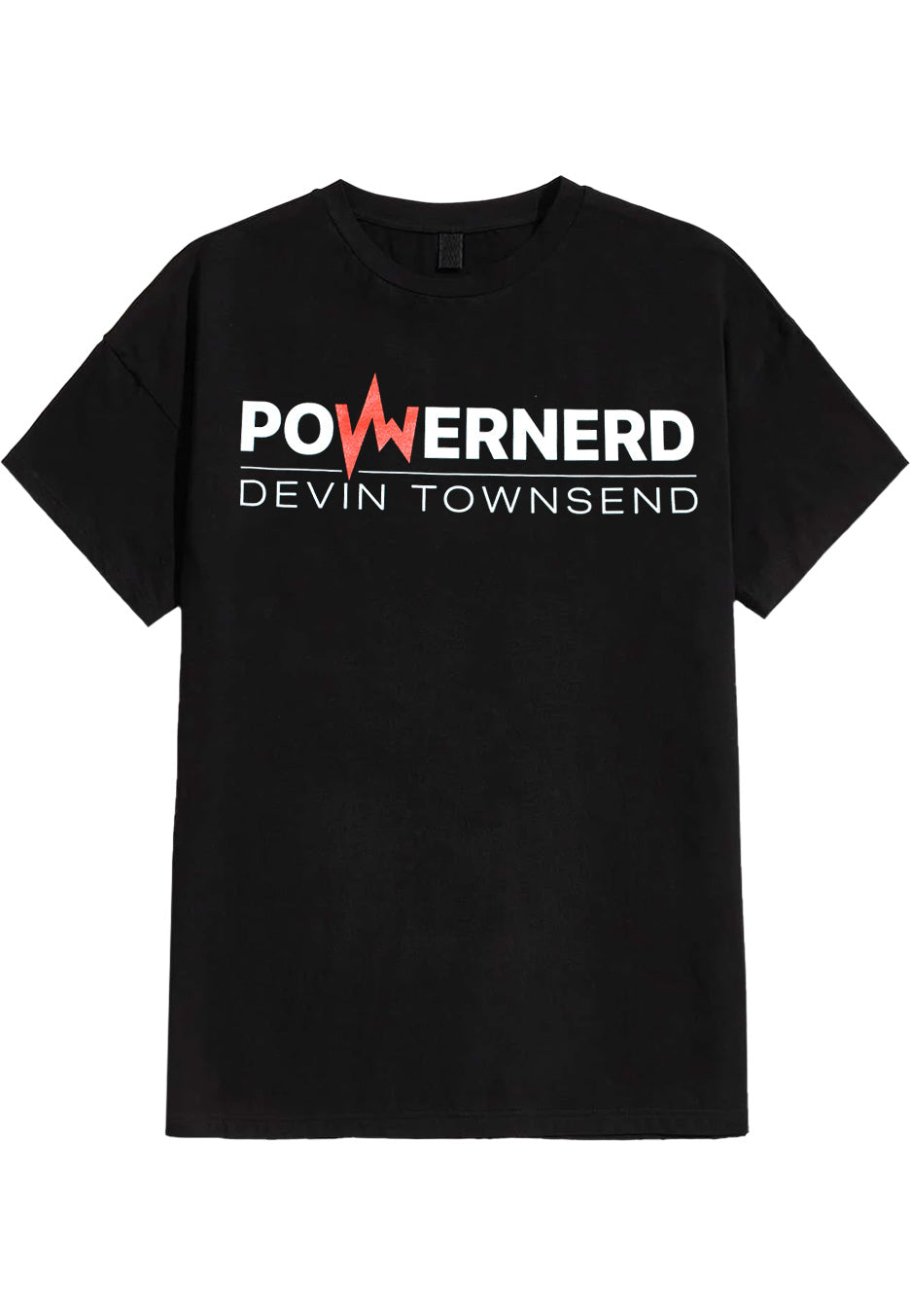 devin-townsend-powernerd-logo-t-shirt-noir-homme image 1