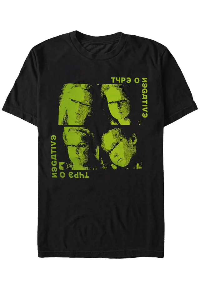 type-o-negative-four-faces-t-shirt-noir-homme-gothique image 1