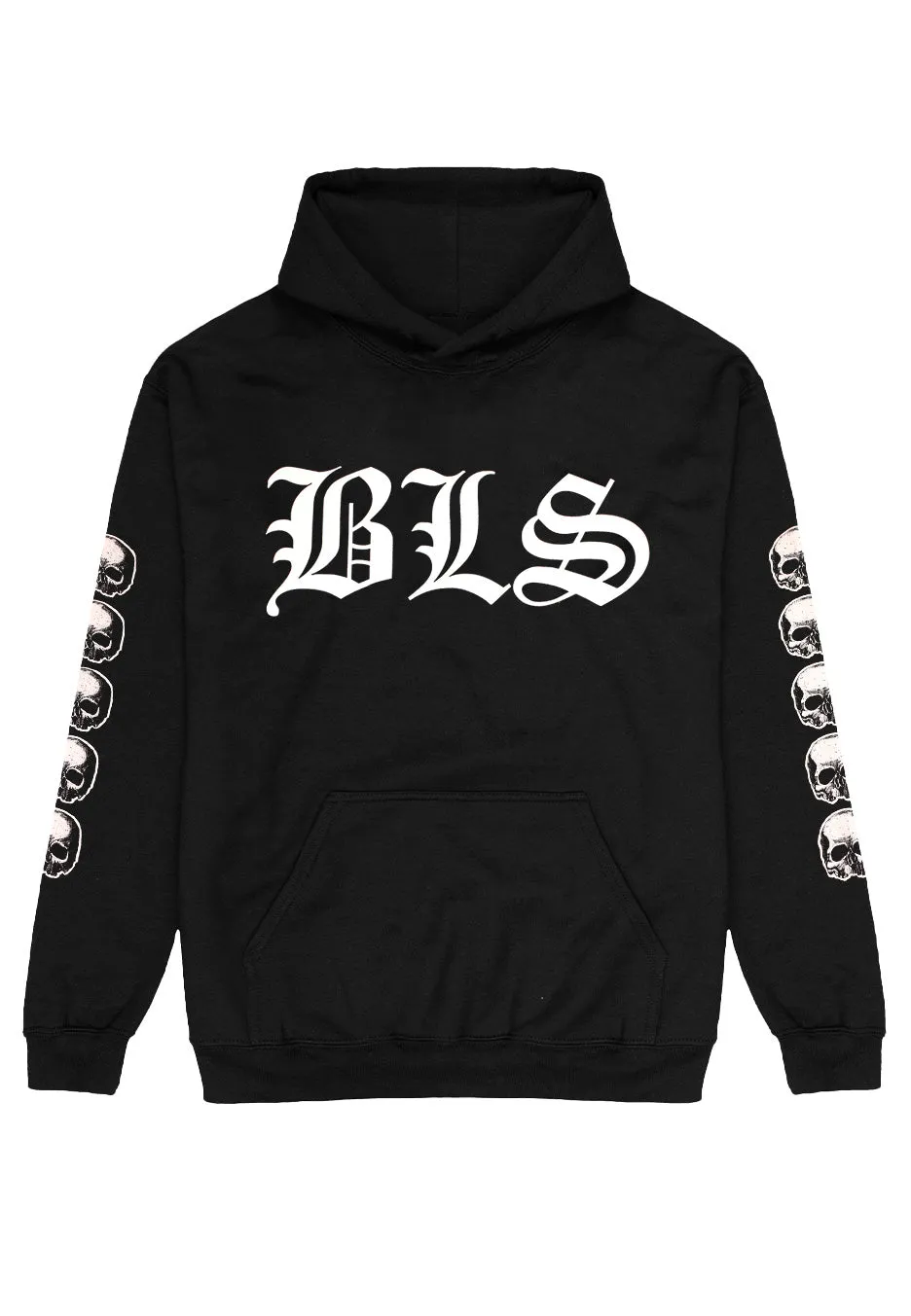 black-label-society-logo-hoodie-noir-homme-hard-rock image 1