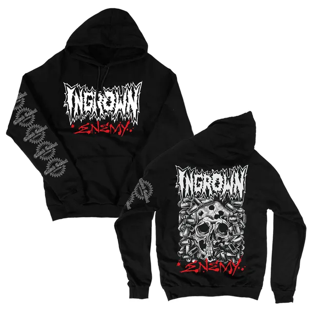 closed-casket-ingrown-enemy-sweat-capuche-noir-taille-l image 1