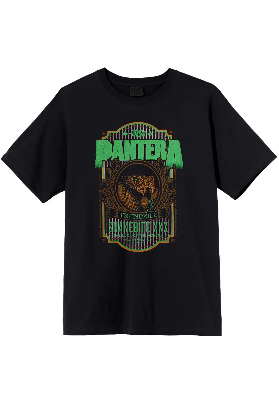 pantera-snakebite-t-shirt-noir-homme image 1