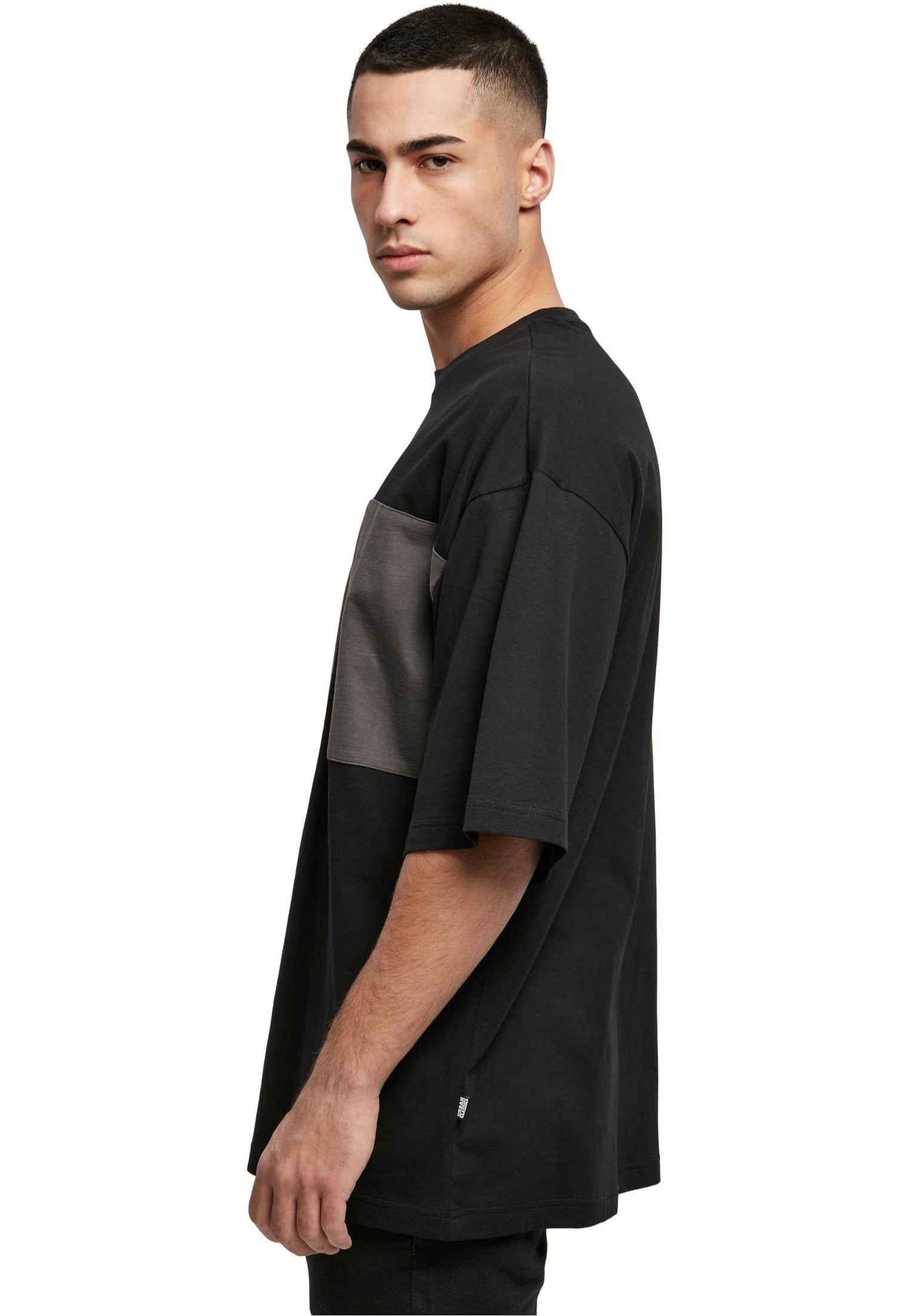 urban-classics-big-double-pocket-t-shirt-noir image 5