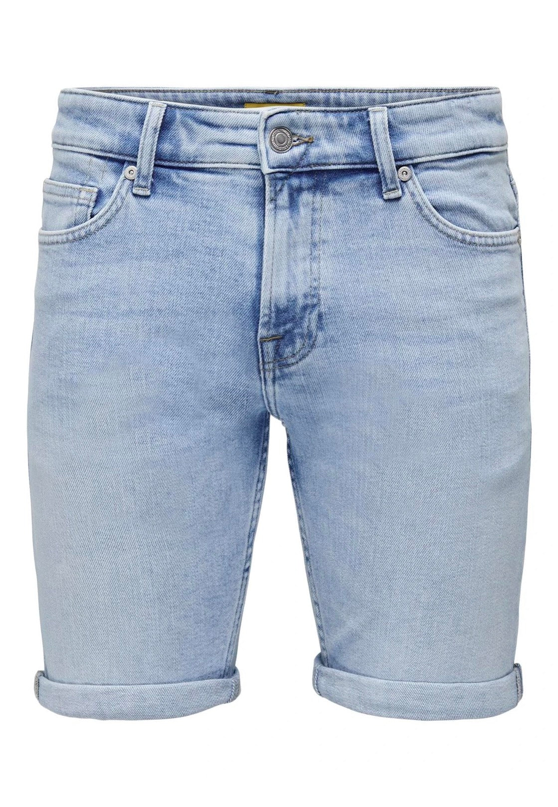 only-sons-ply-light-blue-denim-shorts-bleu-m image 6