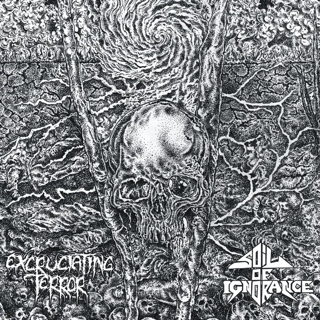 excruciating-terror-soil-of-ignorance-split-lp-grindcore image 1