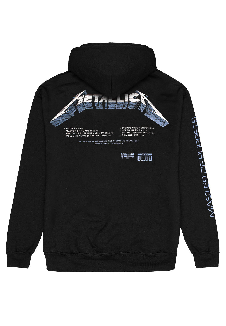 metallica-master-of-puppets-tracks-hoodie-noir-homme image 2