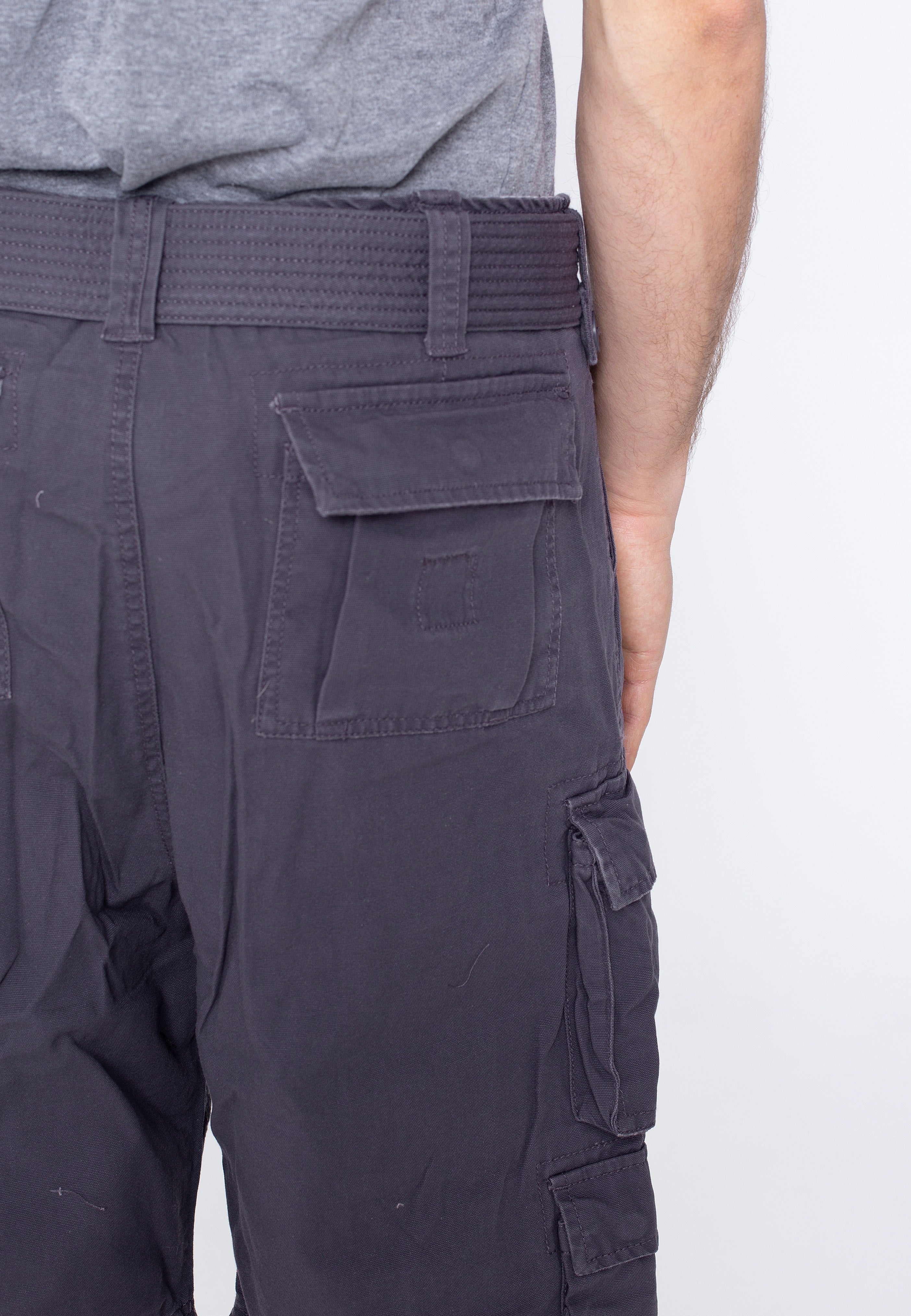 surplus-division-anthrazit-short-cargo-gris-homme image 4