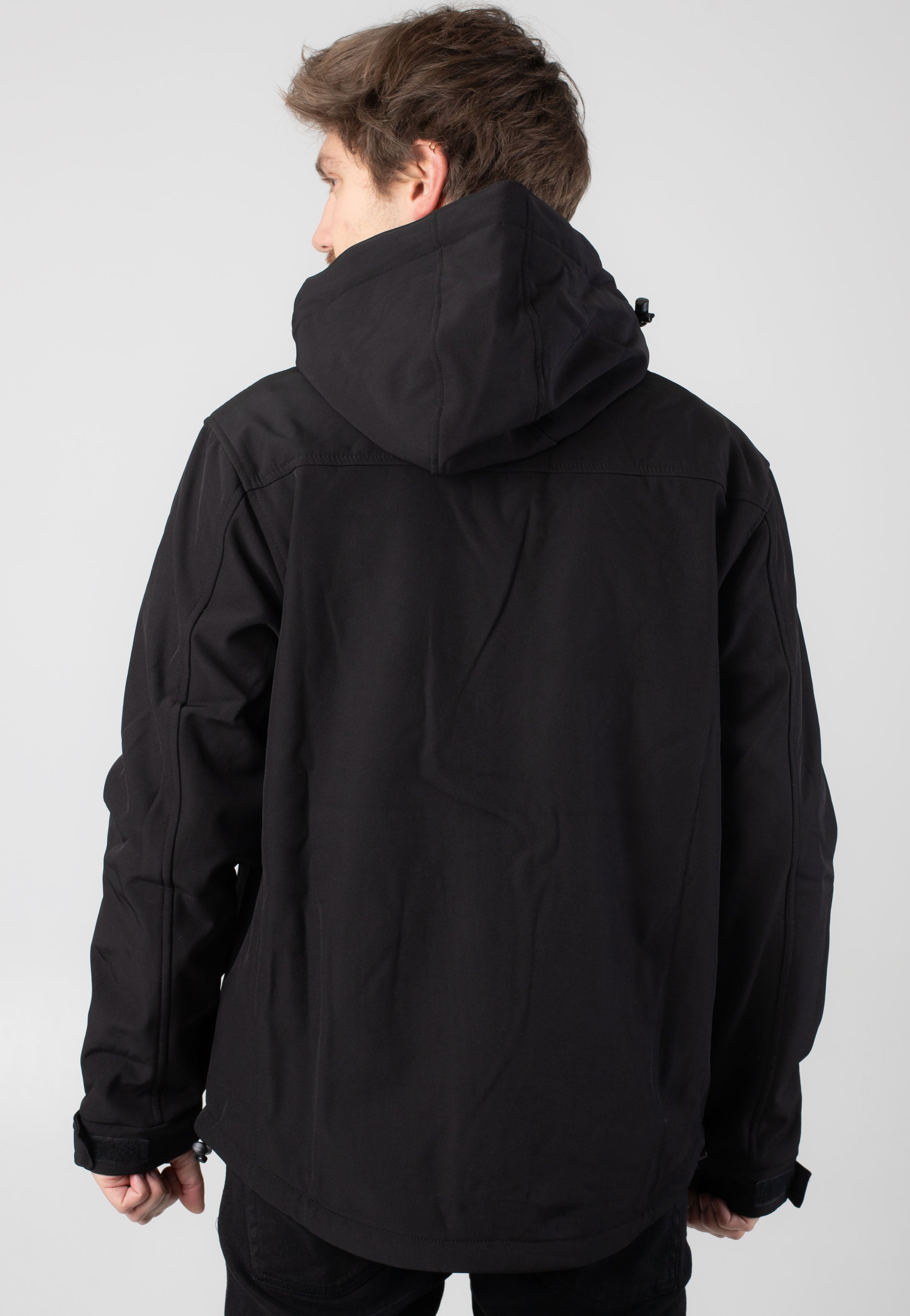 brandit-softshell-hurricane-veste-noire image 2