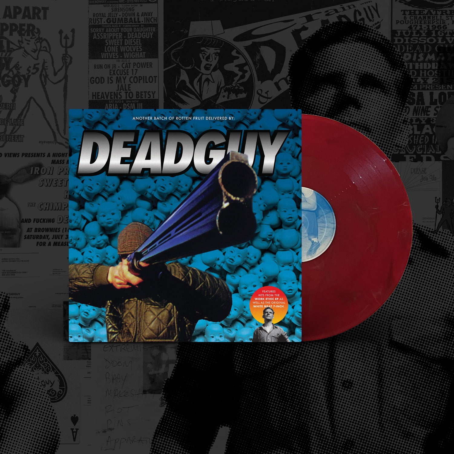 deadguy-work-ethic-vinyle-ep-blood-red-yellow-marble image 2