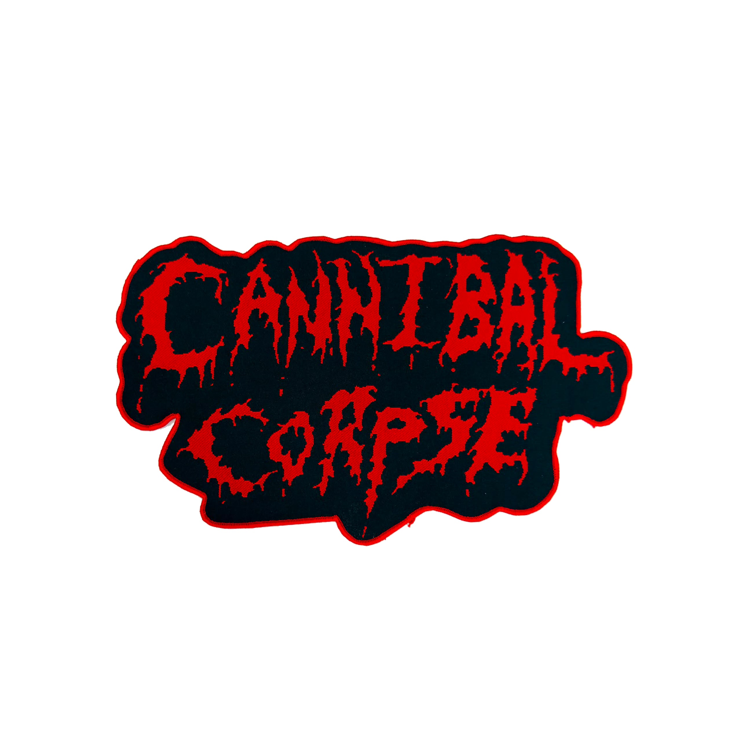cannibal-corpse-old-logo-patch-tiss-oversize-bordure-noire image 4