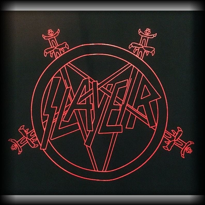 slayer-logo-red-backpatch-dos-rouge-denim image 1