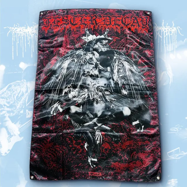 festerdecay-blessed-deformity-drapeau-tissu-100x70 image 1