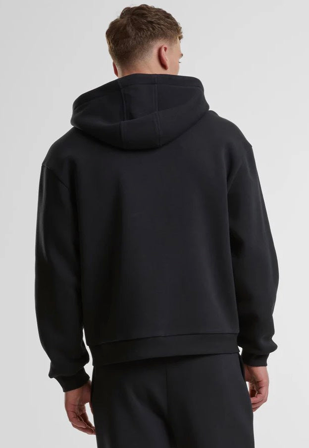 urban-classics-fluffy-zip-sweat-zip-noir-homme image 2