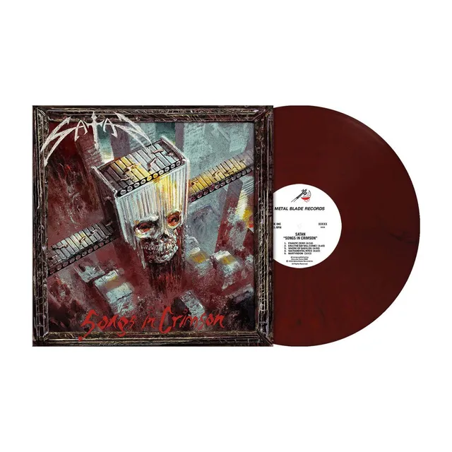 satan-songs-in-crimson-lp-vinyle-marbr-cramoisi-limit image 1