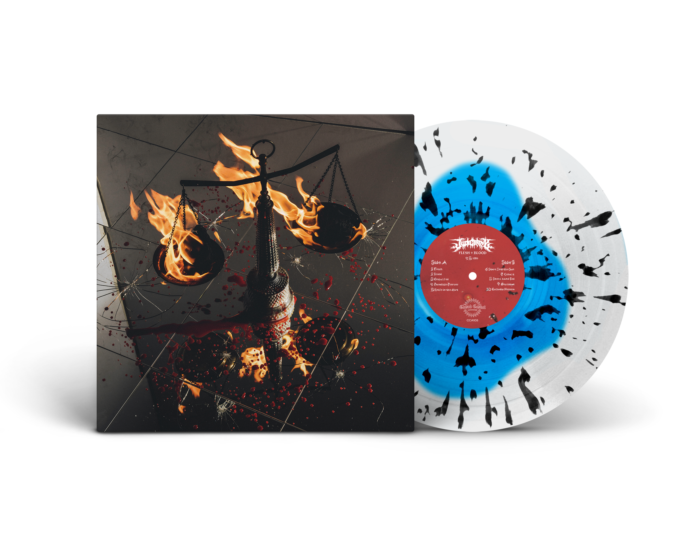judiciary-flesh-blood-vinyle-lp-silver-splatter-hardcore image 3