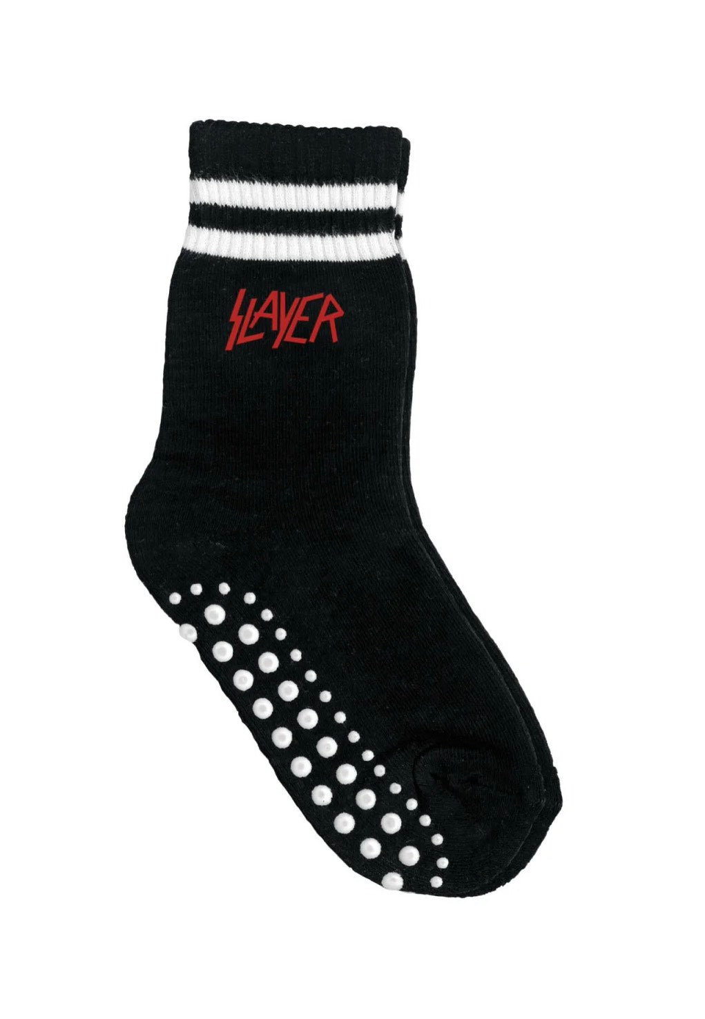 slayer-logo-kids-chaussettes-noires-coton-thrash-metal image 1