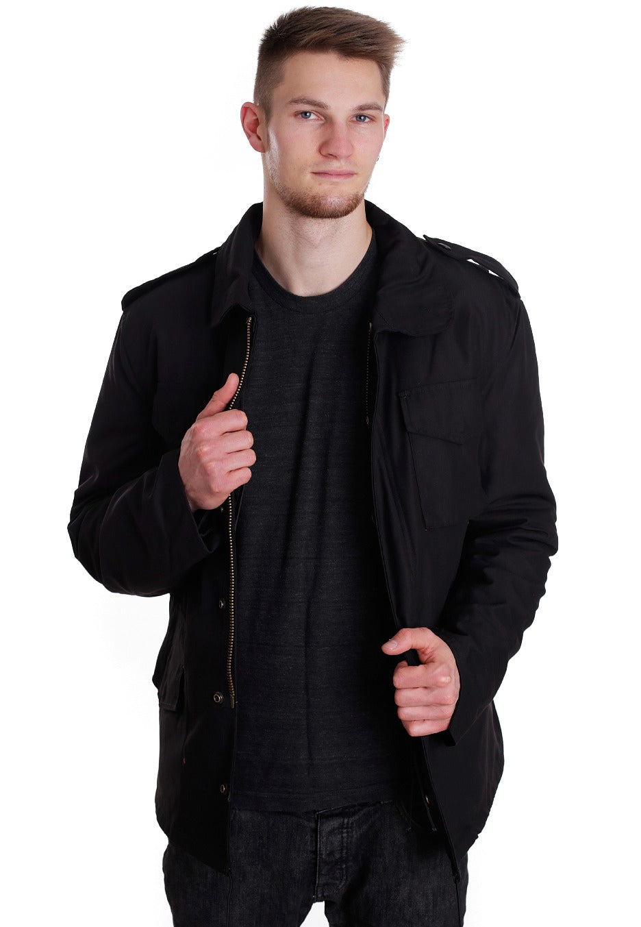 surplus-us-m65-field-veste-militaire-noire-taille-m image 8