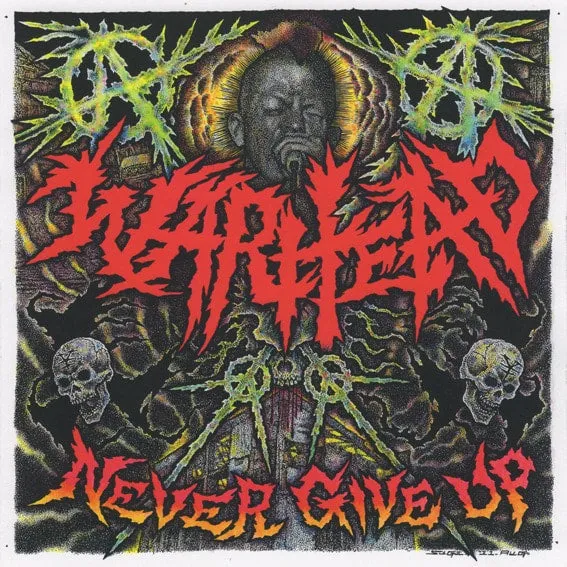 warhead-never-give-up-vinyle-lp-hardcore-japonais image 1