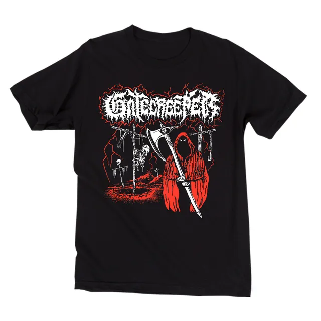 gatecreeper-reaper-t-shirt-noir-taille-l-coton image 1
