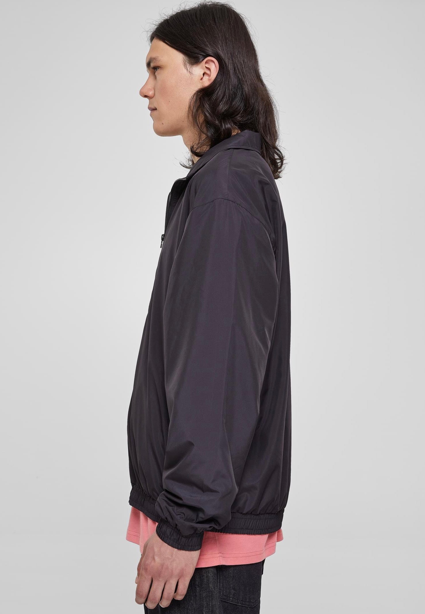 urban-classics-wide-track-veste-noire-homme-taille-m image 4