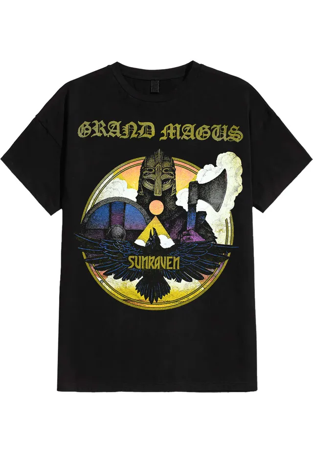grand-magus-sunraven-circle-t-shirt-noir-heavy-metal image 1