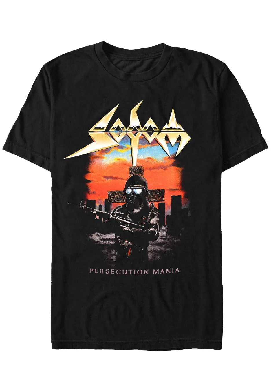 sodom-persecution-mania-t-shirt-noir-thrash-metal image 1
