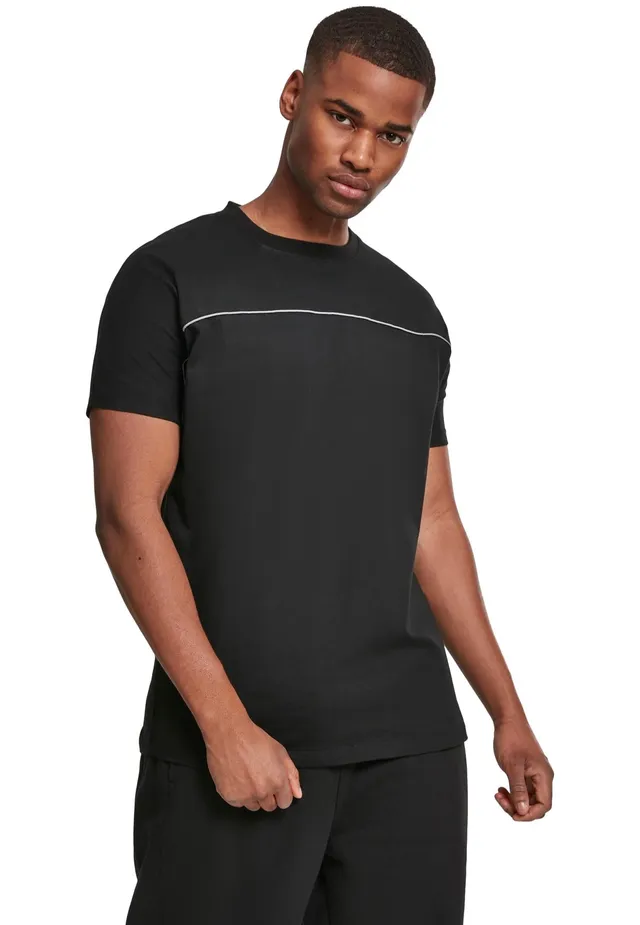 urban-classics-reflective-tee-t-shirt-noir-basic image 1