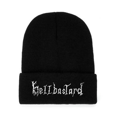 hellbastard-logo-bonnet-brod-noir image 1