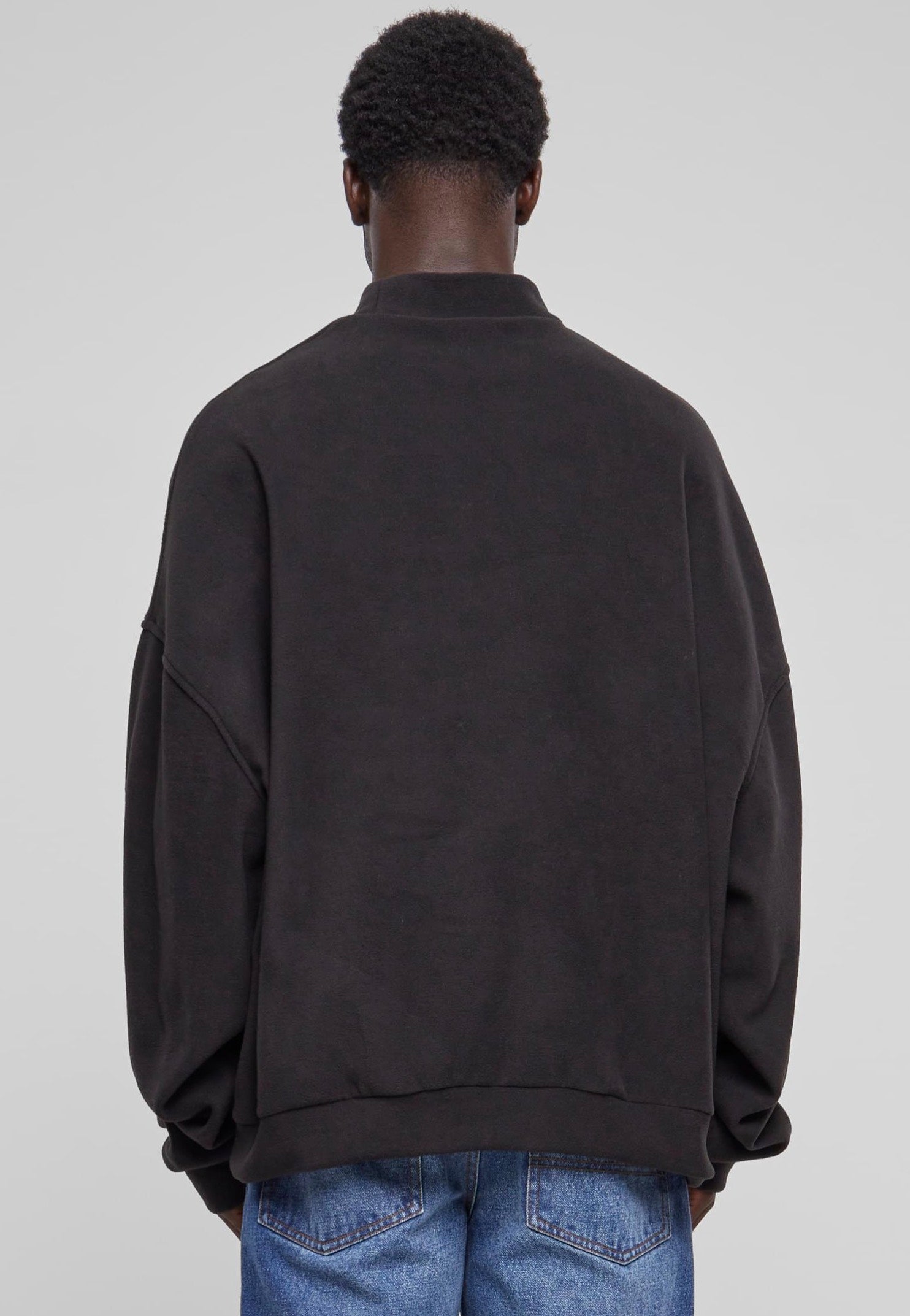 urban-classics-oversized-polar-fleece-sweater-noir-s-xxl image 4