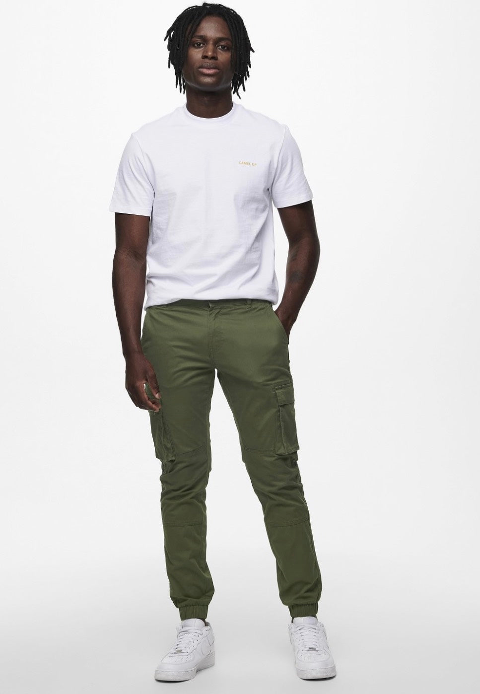 only-sons-cam-stage-cargo-pantalon-cargo-vert-w30-l32 image 5