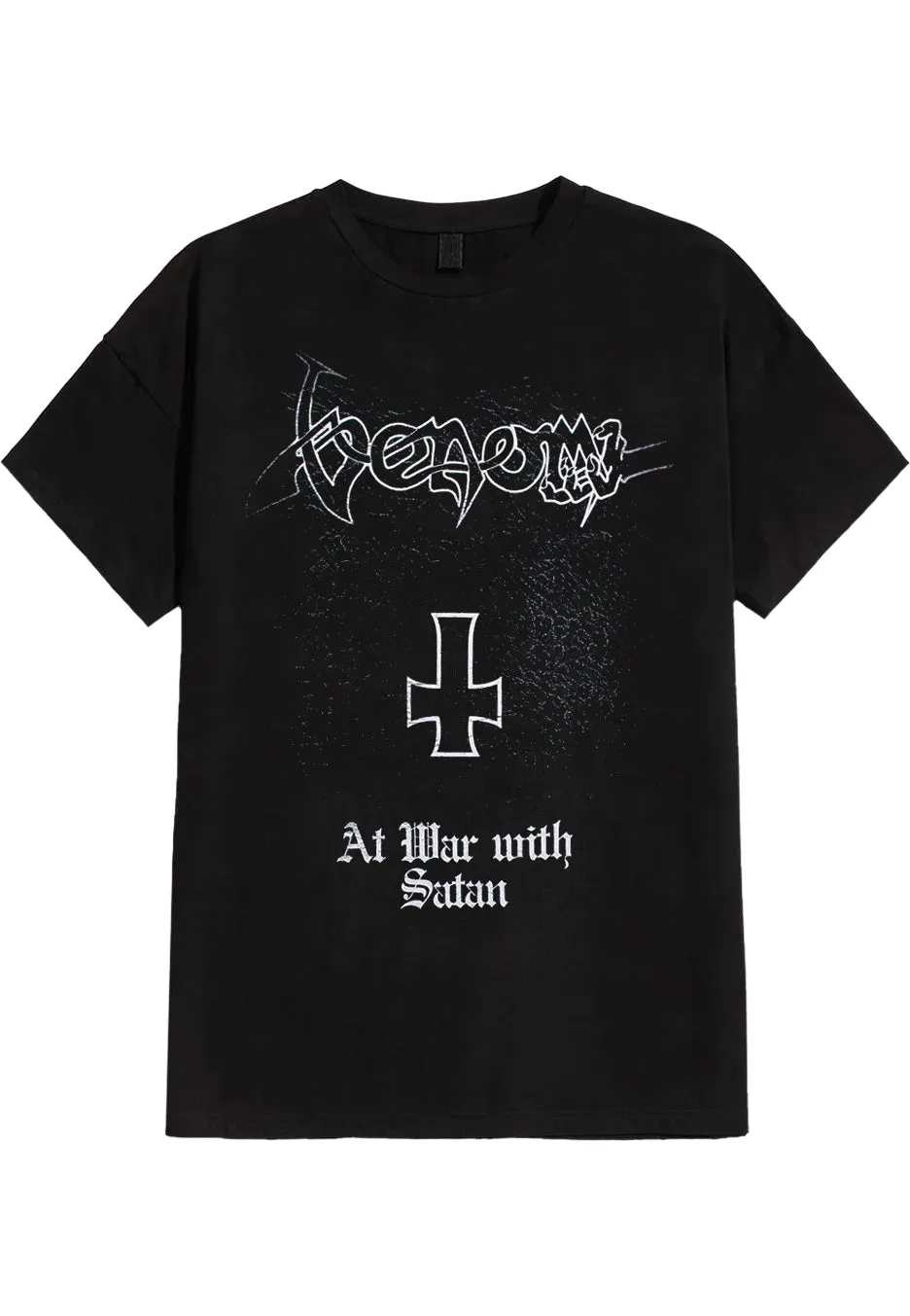 venom-at-war-with-satan-t-shirt-noir-manches-courtes image 1