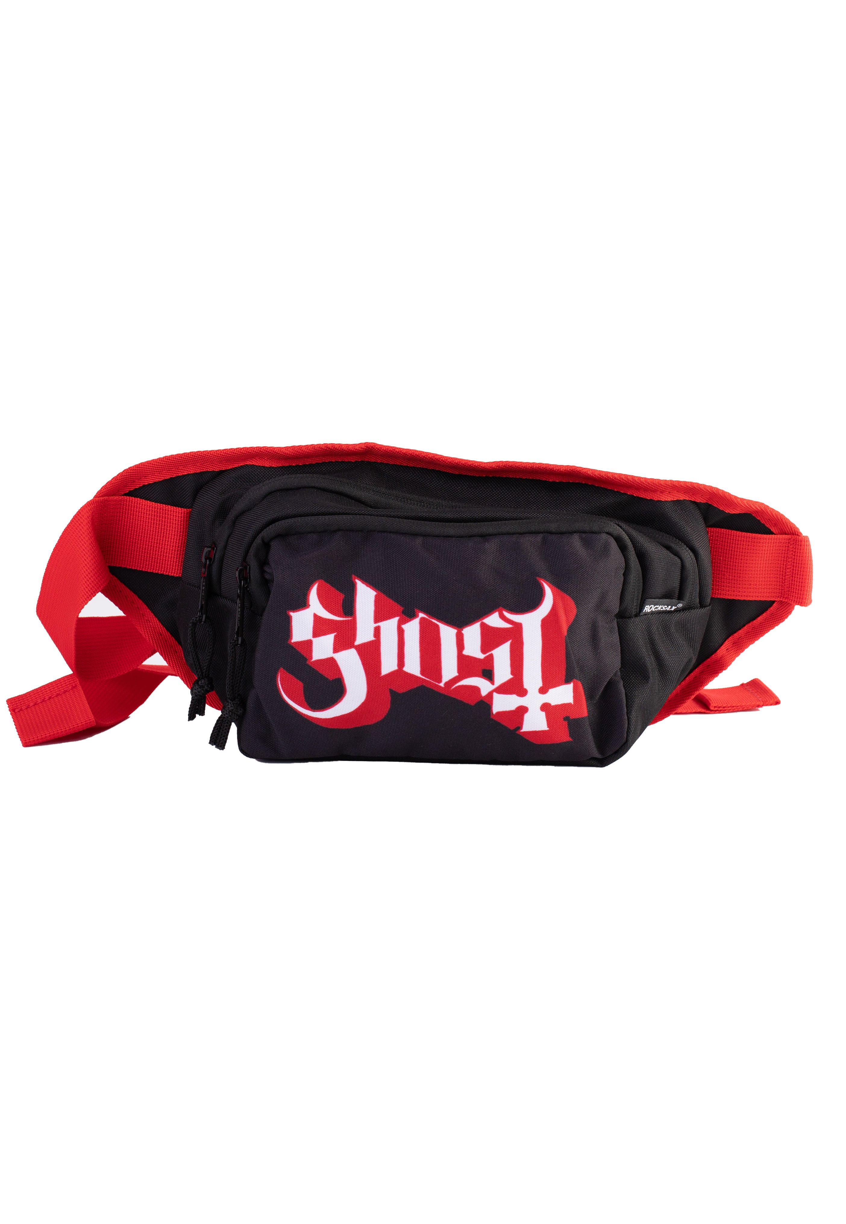 ghost-logo-sac-banane-noir-synth-tique-onesize image 6