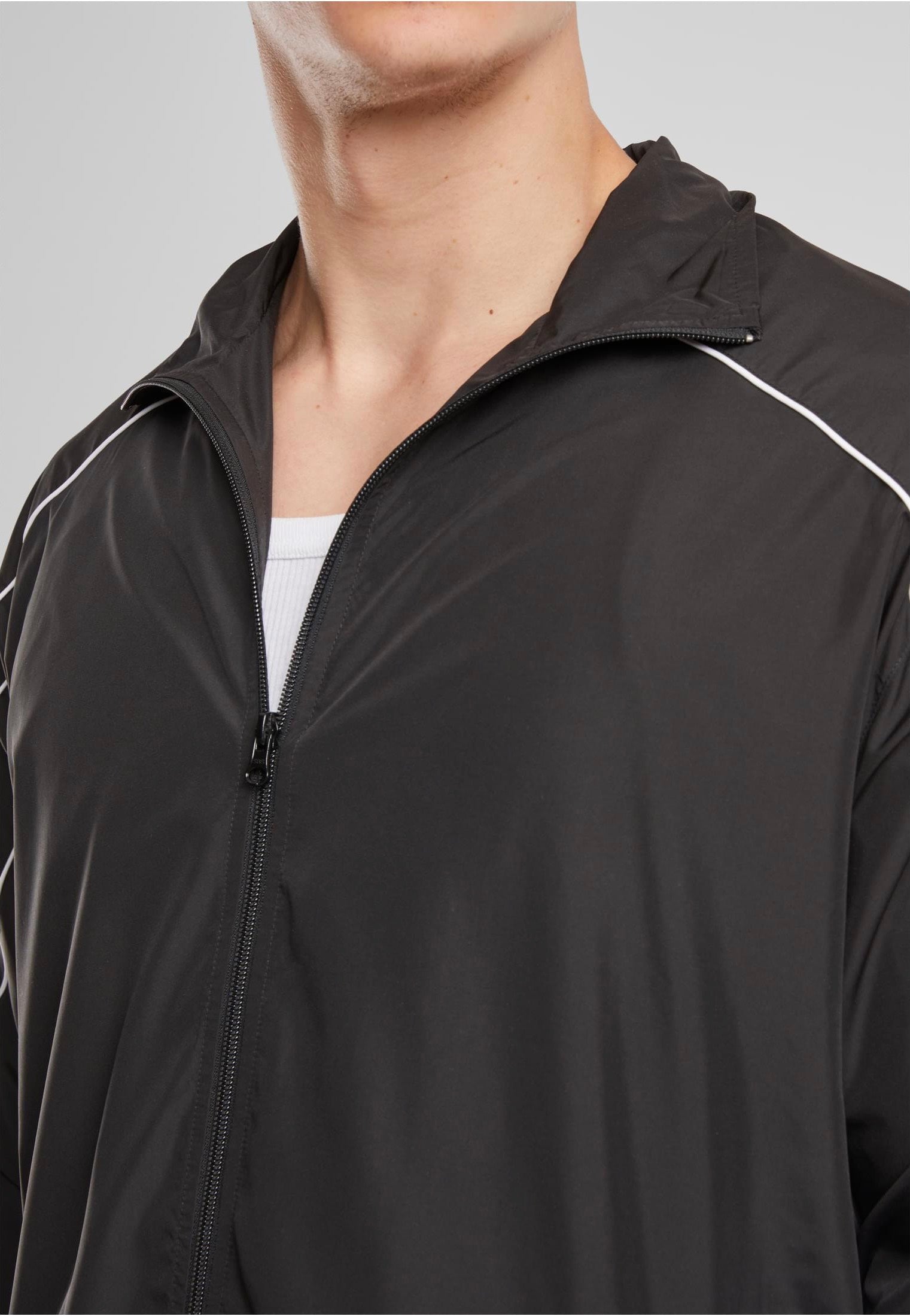 urban-classics-piped-panel-veste-track-noire-homme image 5