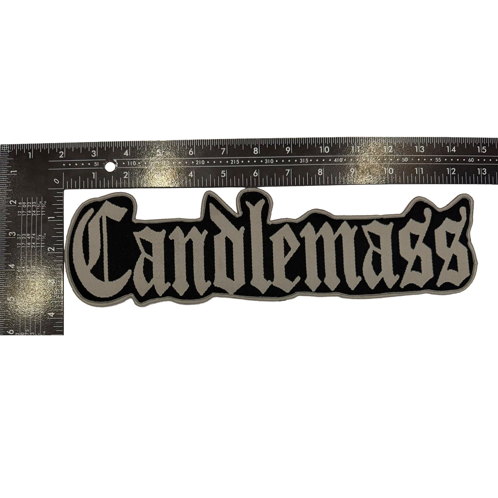 candlemass-logo-patch-tiss-surdimensionn-bordure-noire image 5