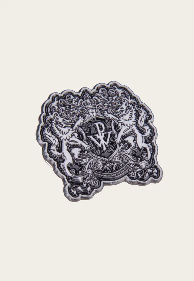 powerwolf-crest-pin-gris-m-tal-power-metal image 1