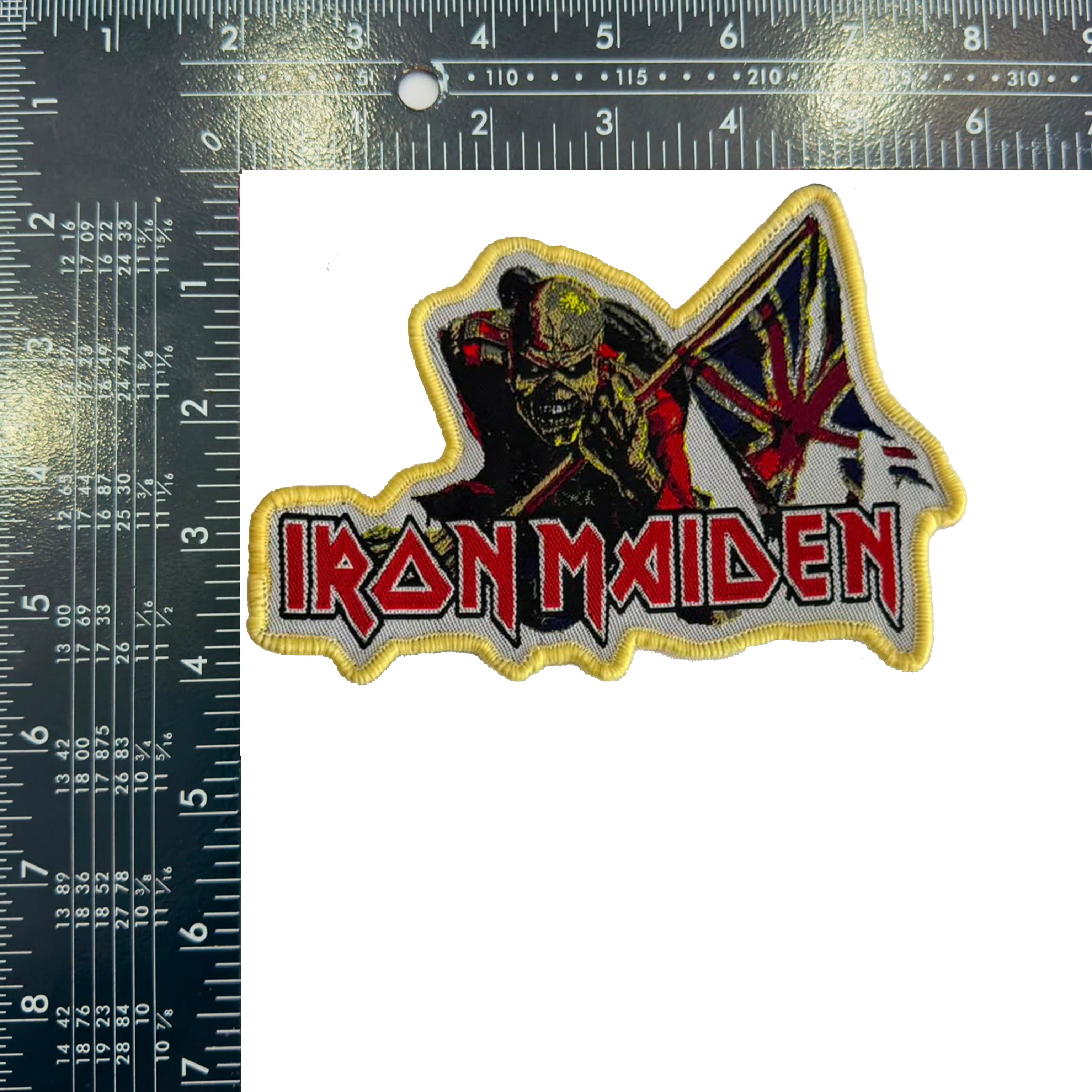 iron-maiden-the-trooper-patch-tiss-bordure-noire image 7