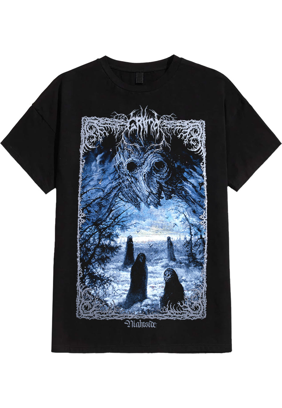 grima-nightside-t-shirt-noir-manches-courtes image 1