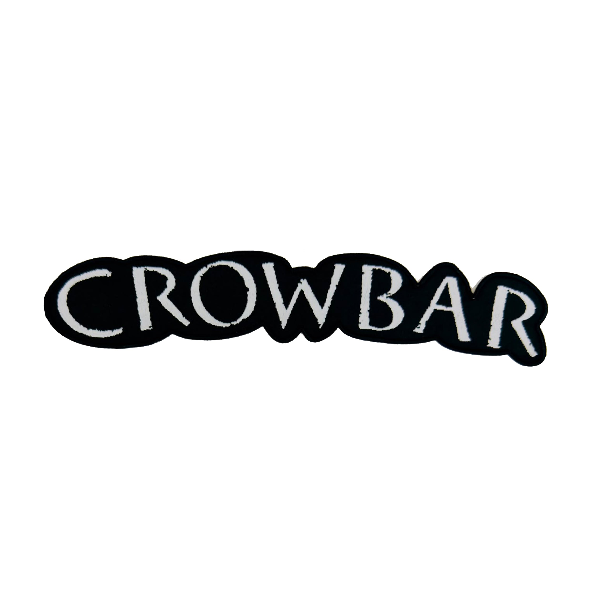 crowbar-logo-patch-tiss-oversized-bord-noir image 2